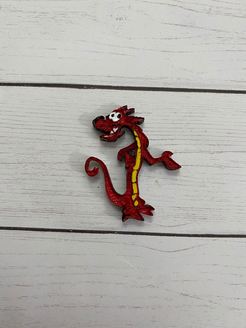 Mini Mushu Inspired Brooch