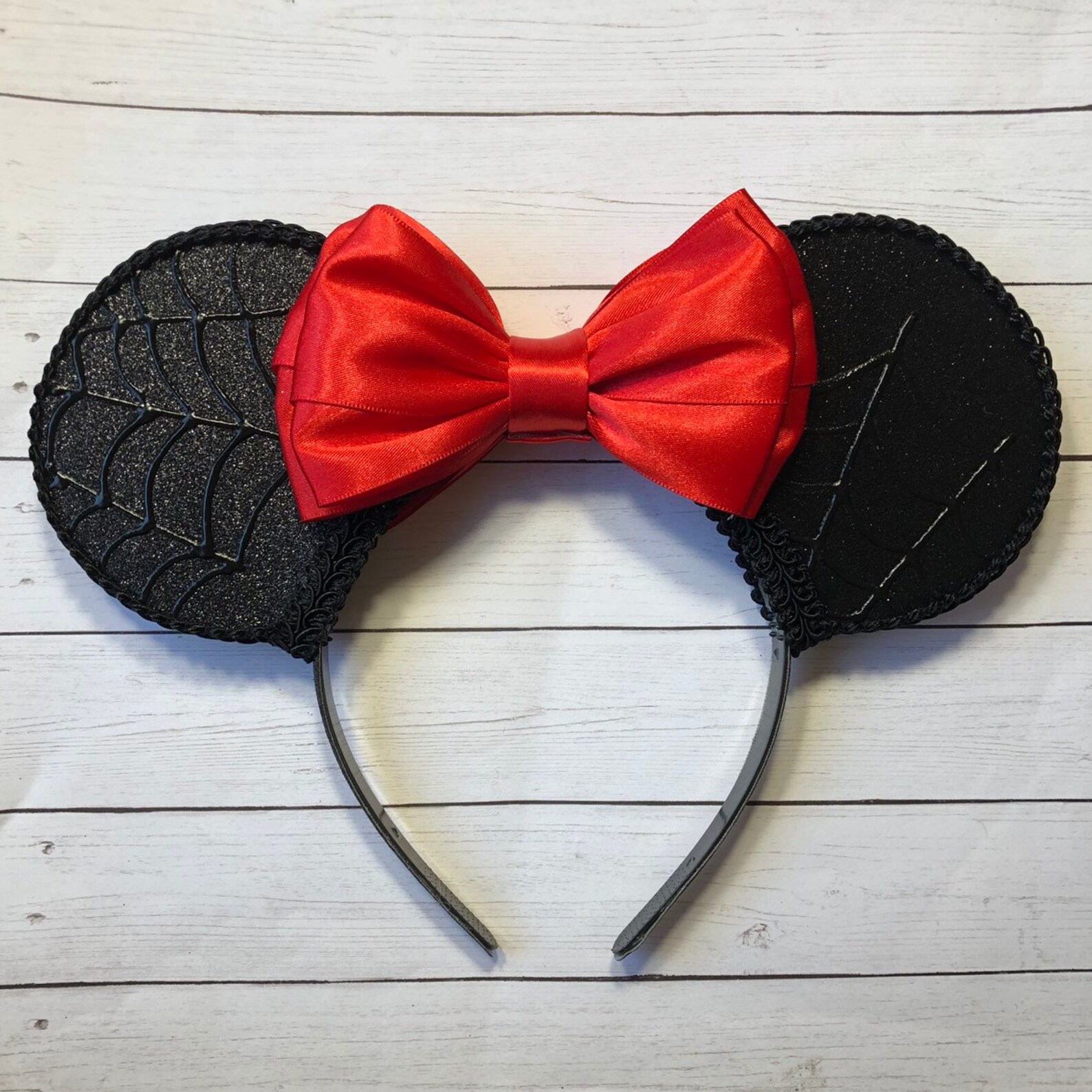 Black Widow Inspired Mouse Ears Etsy