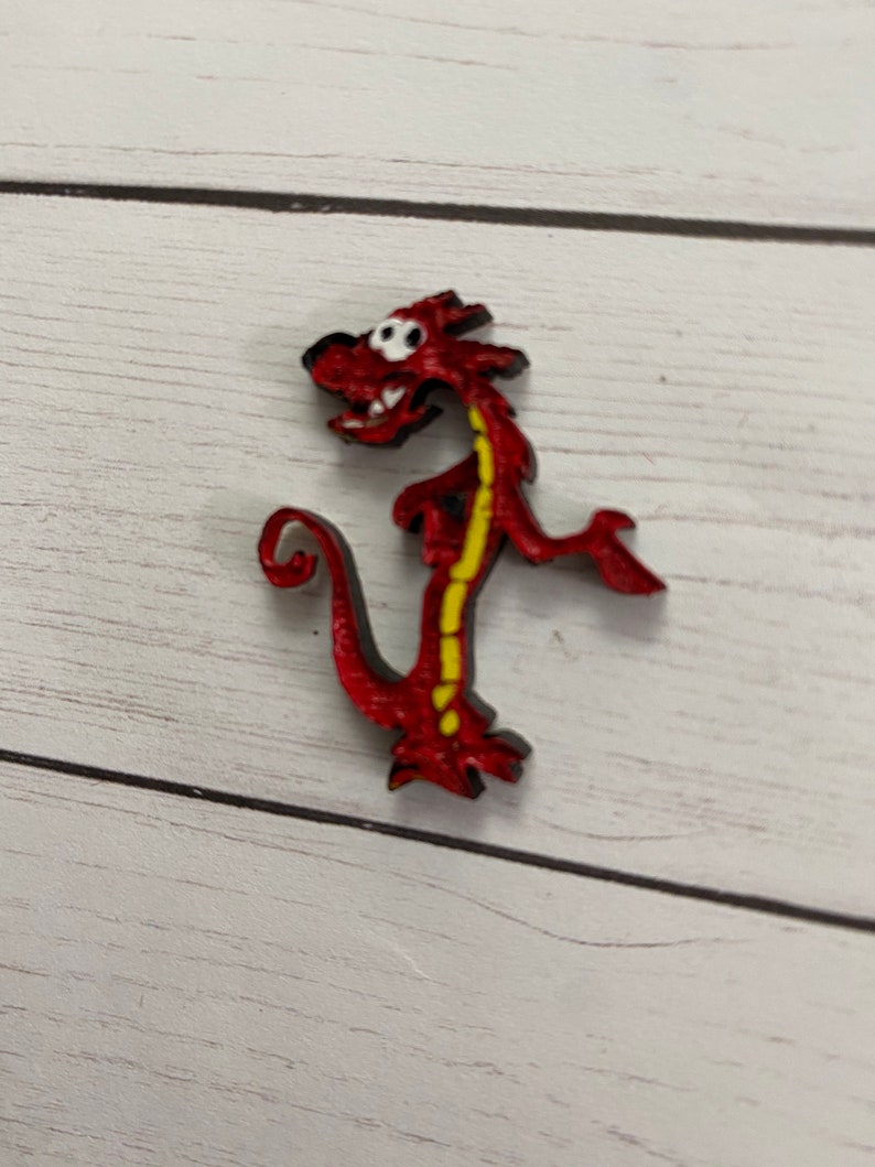 Mini Mushu Inspired Brooch