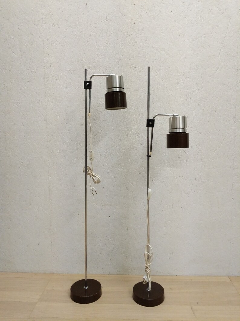 Pair Of Vintage Danish Modern Floor Lamps Etsy