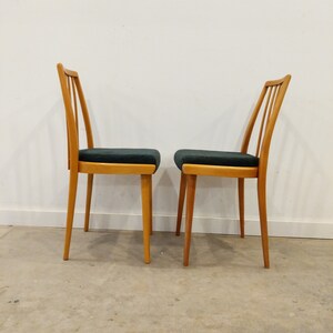Pair of Vintage Czech Mid Century Modern Dining Chairs image 4