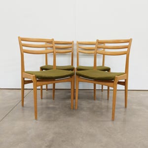 Set of 4 Vintage Swedish Modern Dining Chairs