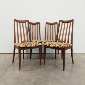 Set of 4 Vintage Mid Century Modern Dining Chairs by G Plan