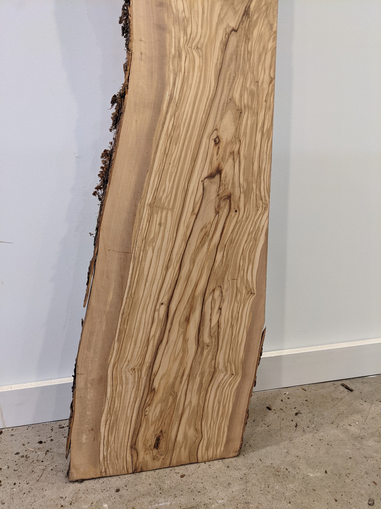 Italian Olive Wood Live Edge Slab 2 inch thickness Great Etsy