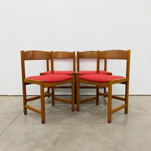Set of 4 Vintage Danish Modern Dining Chairs by Farstrup