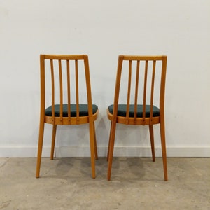 Pair of Vintage Czech Mid Century Modern Dining Chairs image 3