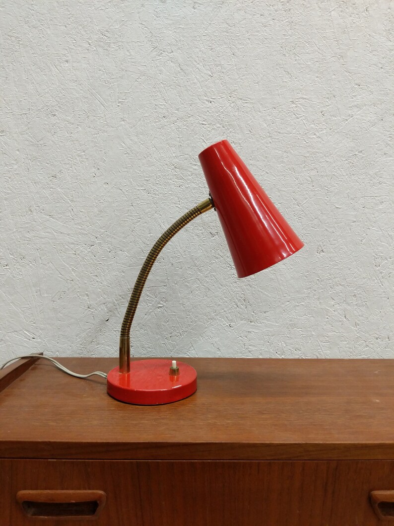 Vintage Danish Modern Desk Table Lamp