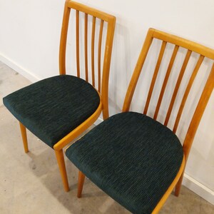 Pair of Vintage Czech Mid Century Modern Dining Chairs image 5