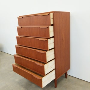 Vintage Danish Mid Century Modern Teak Dresser image 3