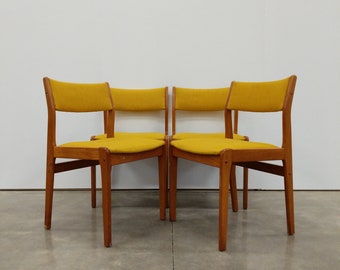 Set of 4 Vintage Danish Mid Century Modern Farstrup Dining Chairs - RE-UPHOLSTERY INCLUDED