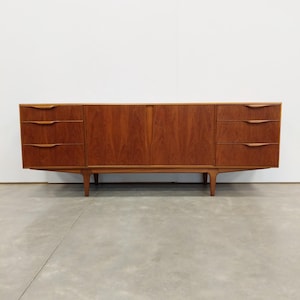 Vintage Mid Century Modern Teak Credenza by McIntosh