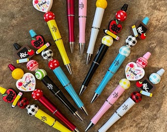 Beaded Pen, Best Teacher Ever, Gift for Teacher, Teacher Appreciation Day,