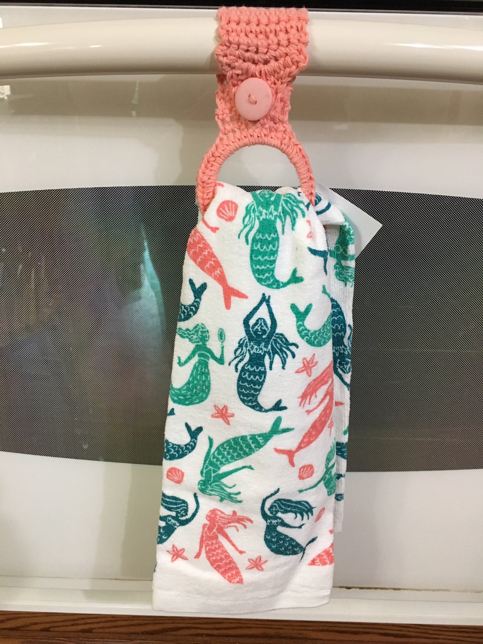 Mermaid Hand Towel Kitchen Towel Mermaids 100 Cotton Hand Etsy