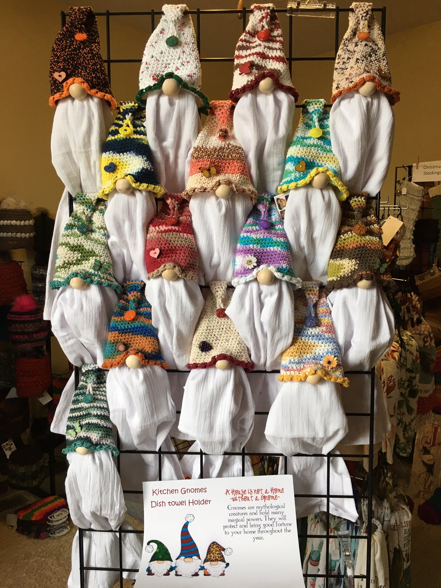 Santa or Gnome Hanging Kitchen Towels — Crafty Staci