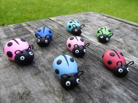Refrigerator Ladybug Magnet Magnet Decor Refrigerator Etsy