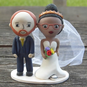 Personalized Wedding Cake Topper Figurine, Bride And Groom Wedding Cake Topper, Bride Groom Cake Figurine, Unique Wedding Gift For Couple