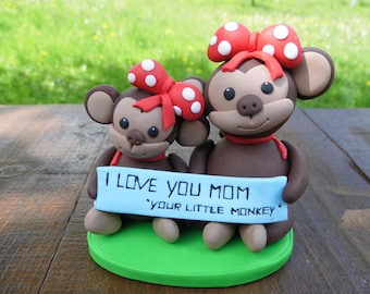 Mothers Day Gift From Daughter, Personalized Mom Daughter Written Thank You Message Gift, Unique Gift, Personalized Figurine Gift, Love Mom