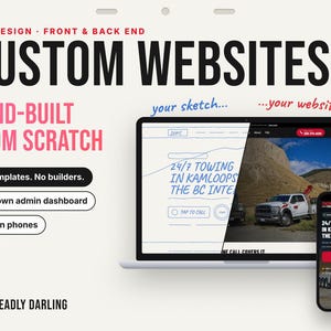 Sitio web personalizado para pequeñas empresas, hasta 5 páginas, programado desde cero, diseño web adaptable a dispositivos móviles, optimizado para SEO, sin plantillas.