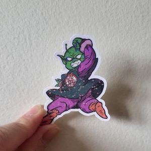 Young Piccolo Dragonball Z Water Resistant Vinyl Sticker