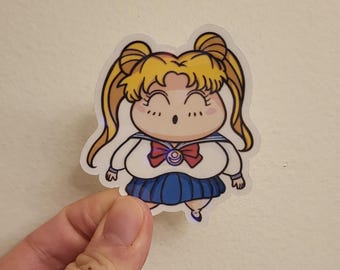 Sailor Foodie Sailormoon Water Resistant Vinyl Sticker
