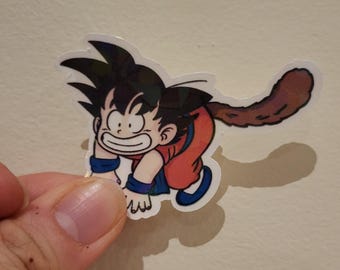 Goku monkey boy Dragonball Z Vinyl Sticker