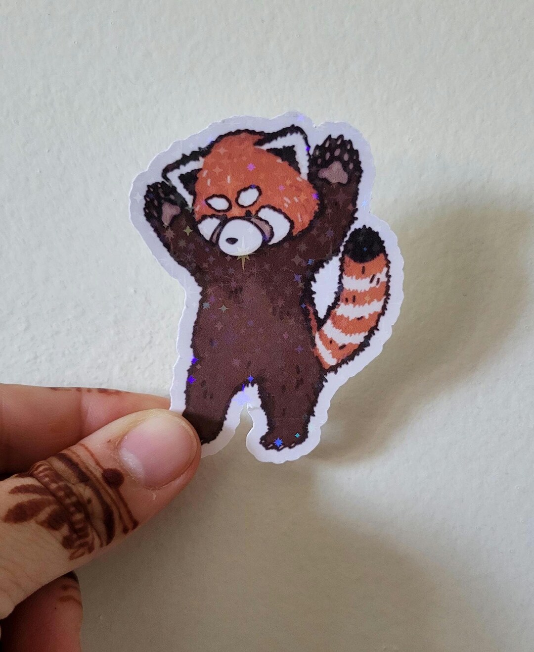 Sticker Panda Angry Angry Red Panda Waterproof Vinyl Sticker - Etsy Canada