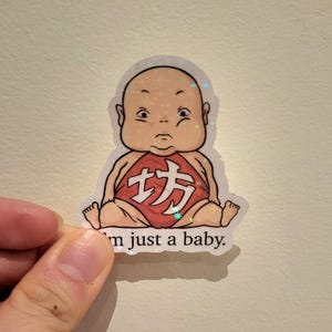Spirited Away bo boh baby  water resistant vinyl sticker or laptop decal