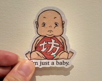 Spirited Away bo boh baby  water resistant vinyl sticker or laptop decal