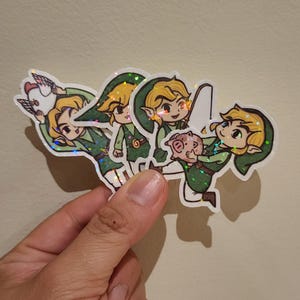 Zelda link Waterproof Vinyl Stickers