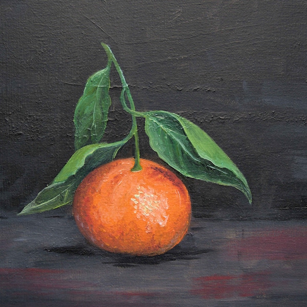 Tangerine Painting Etsy