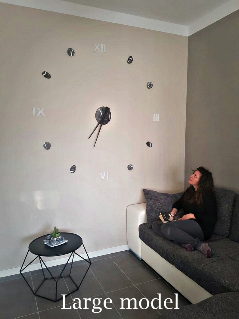 Orologio Da Parete Artigianale Con Gatto – Instant Karma Clocks, Made In Italy, Nero - Foto 2
