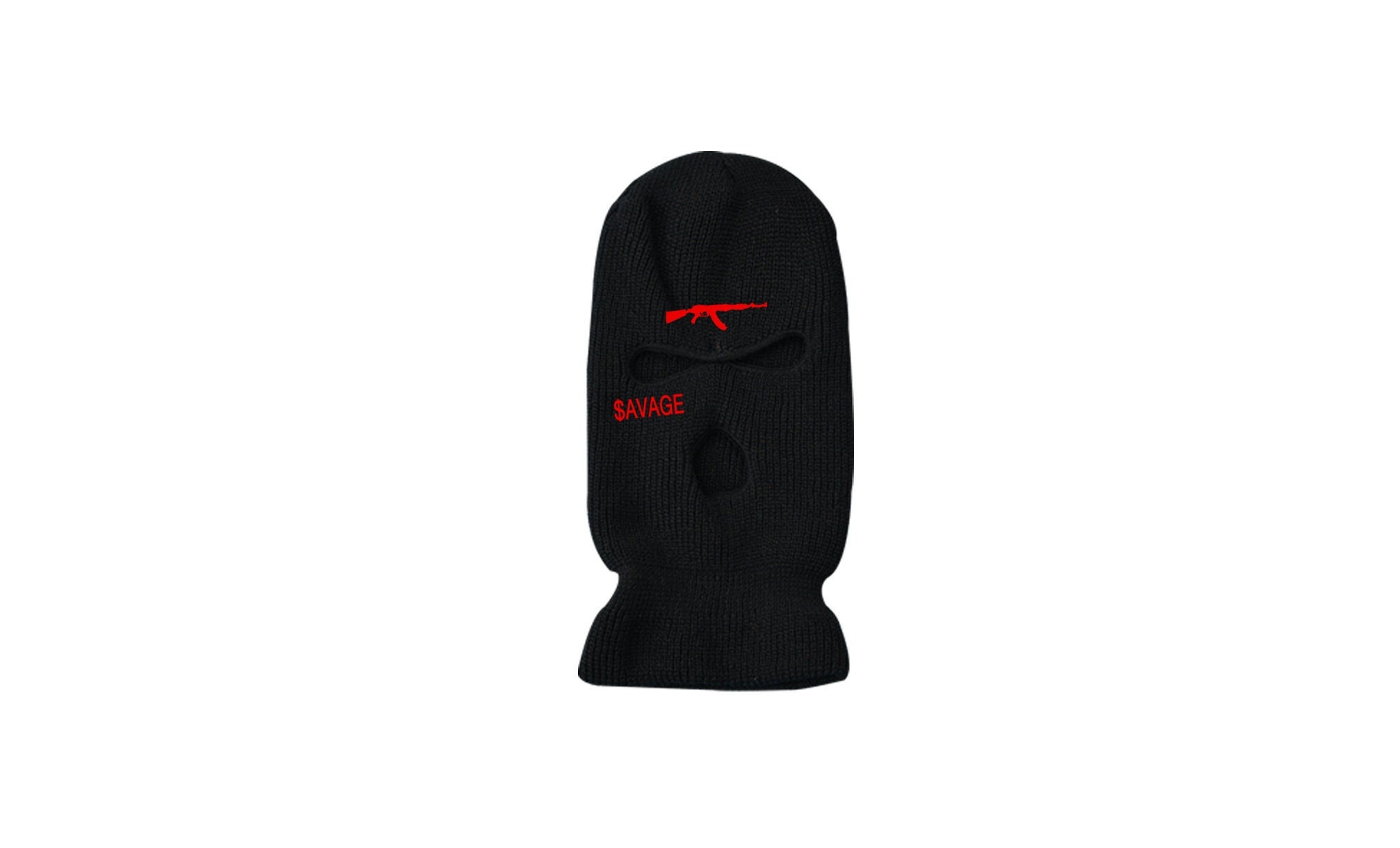 Vlone SKi Mask Black -One size Fits Most