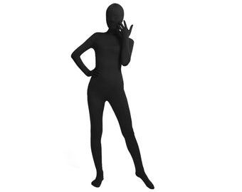 Linvme Womens Cosplay Hooded Full Body Spandex Suit Footed Zentai