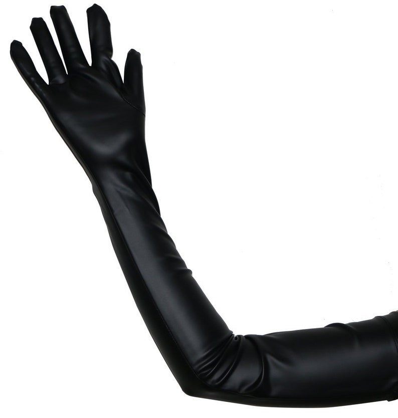 Linvme Women's Sexy Synthetic Latex Rubber Long Gloves - Etsy New Zealand