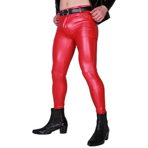 Sexy Fibers Flow High Waist Push Up Faux Leather Pants • Value Yoga