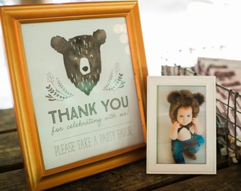 Printable Custom Sign - Man Cub Birthday