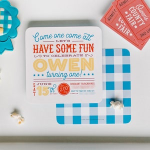 County Fair Birthday Invitation - Customized by a designer