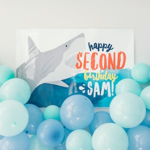 Backdrop - Shark Party