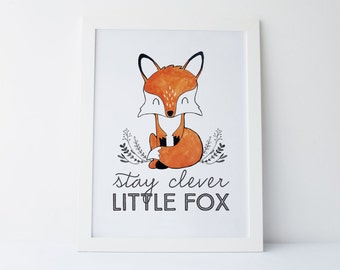 Printable Fox Wall Art