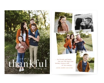 Thanksgiving Photo Card - So Very Thankful