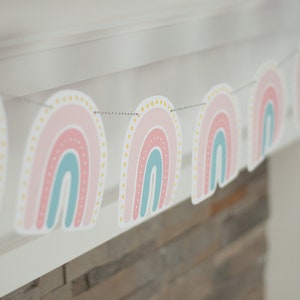 Rainbow Garland - Rainbow Banner - Instant Download