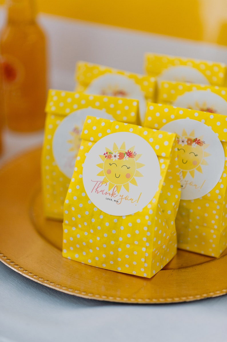 Printable Favor Tag - You Are My Sunshine image 1