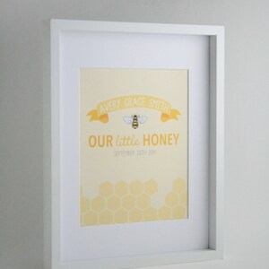 Printable Nursery Wall Art Honey Bee Baby Girl Nursery - Etsy