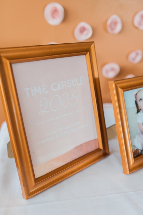 Printable Time Capsule Sign - Sugar and Spice Birthday Il_570xn