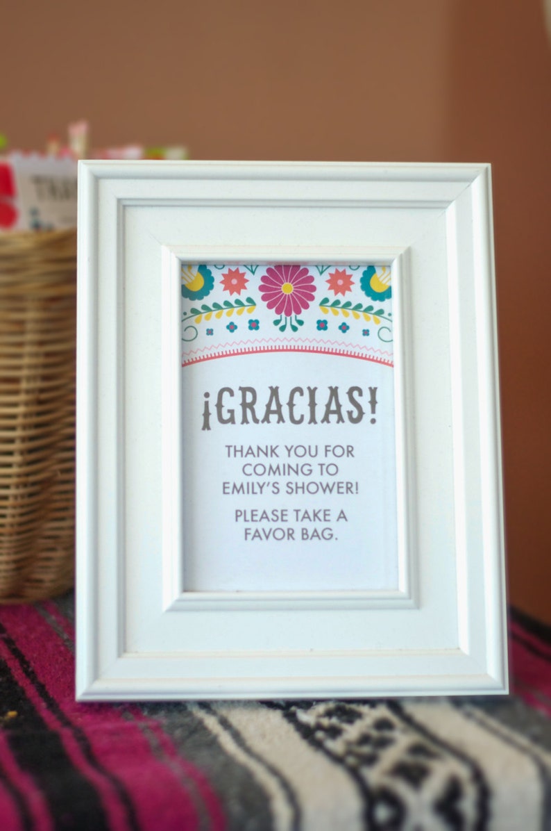 Custom Printable Signs Fiesta Mexican Cinco De Mayo image 2