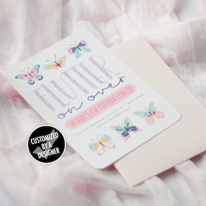 Butterfly Birthday Invitation - Flutter on over