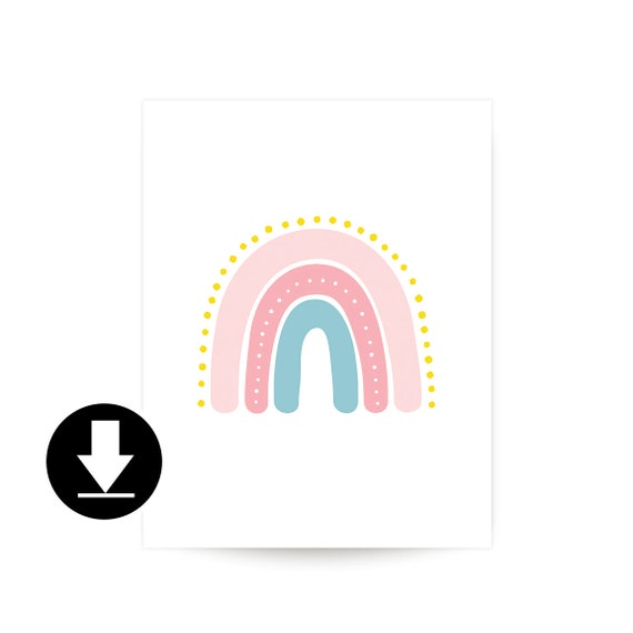 Printable Rainbow Art - medium Il_570xn