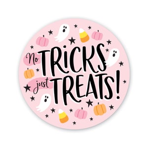 Halloween Sticker - Favor Tag - Packaging