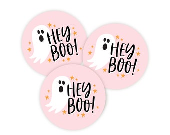 Hey Boo Stickers