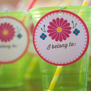 Printable Drink Labels - Fiesta - Mexican - Cinco De Mayo